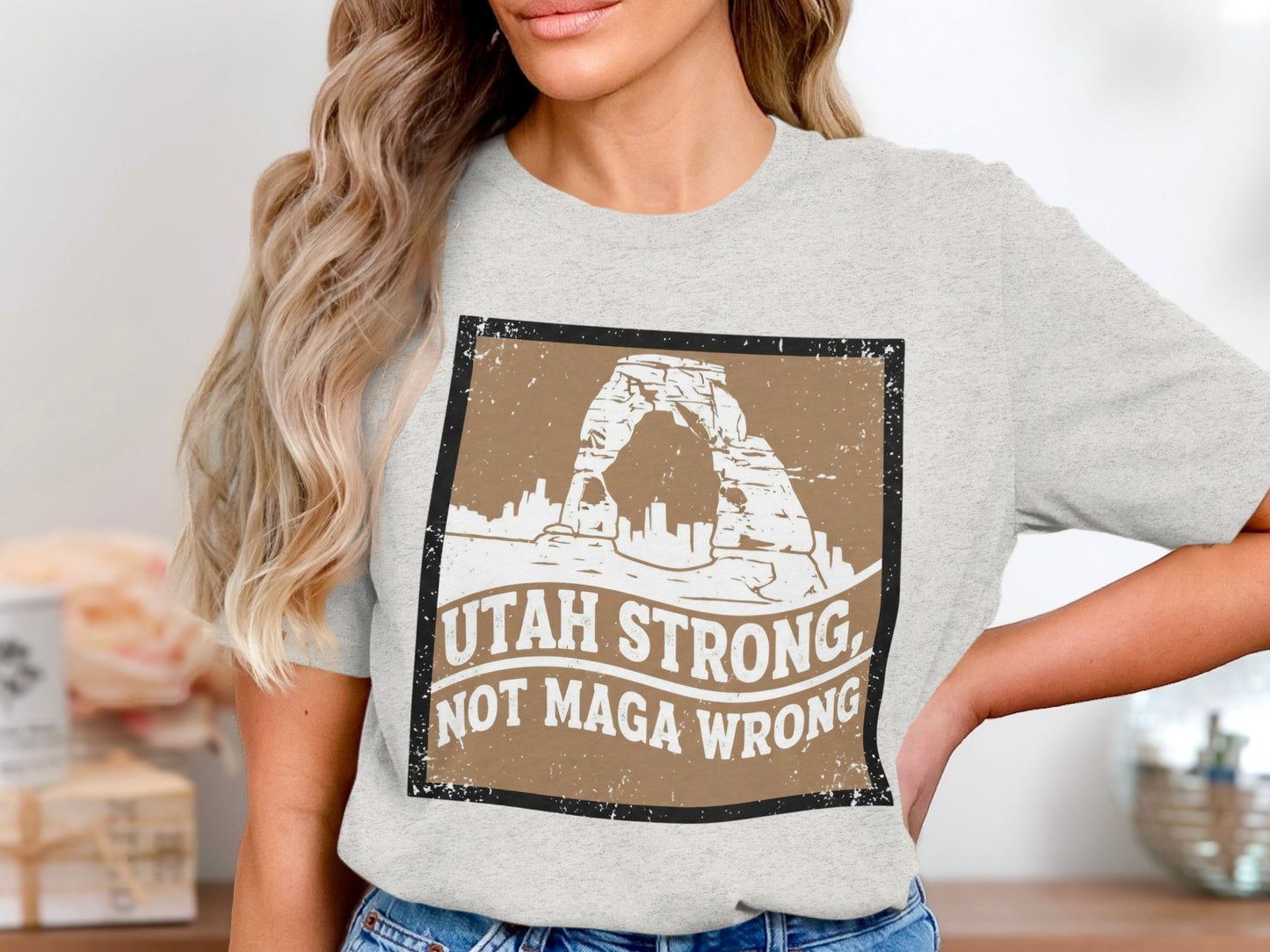 Utah Strong Not Maga Wrong Shirt Product