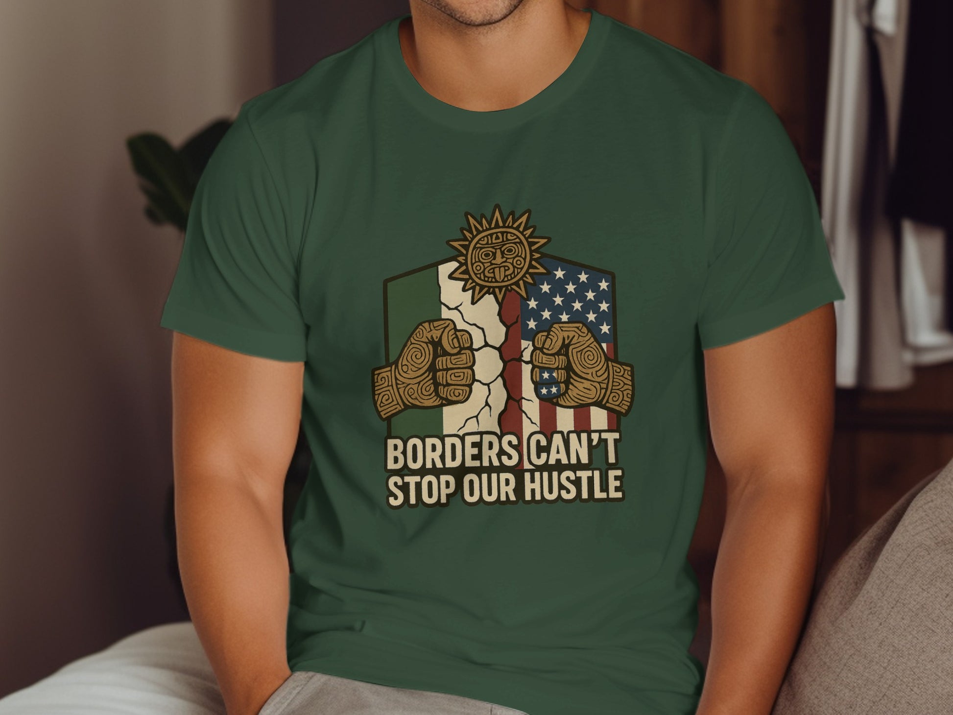Borders Can't Stop Our Hustle Shirt product