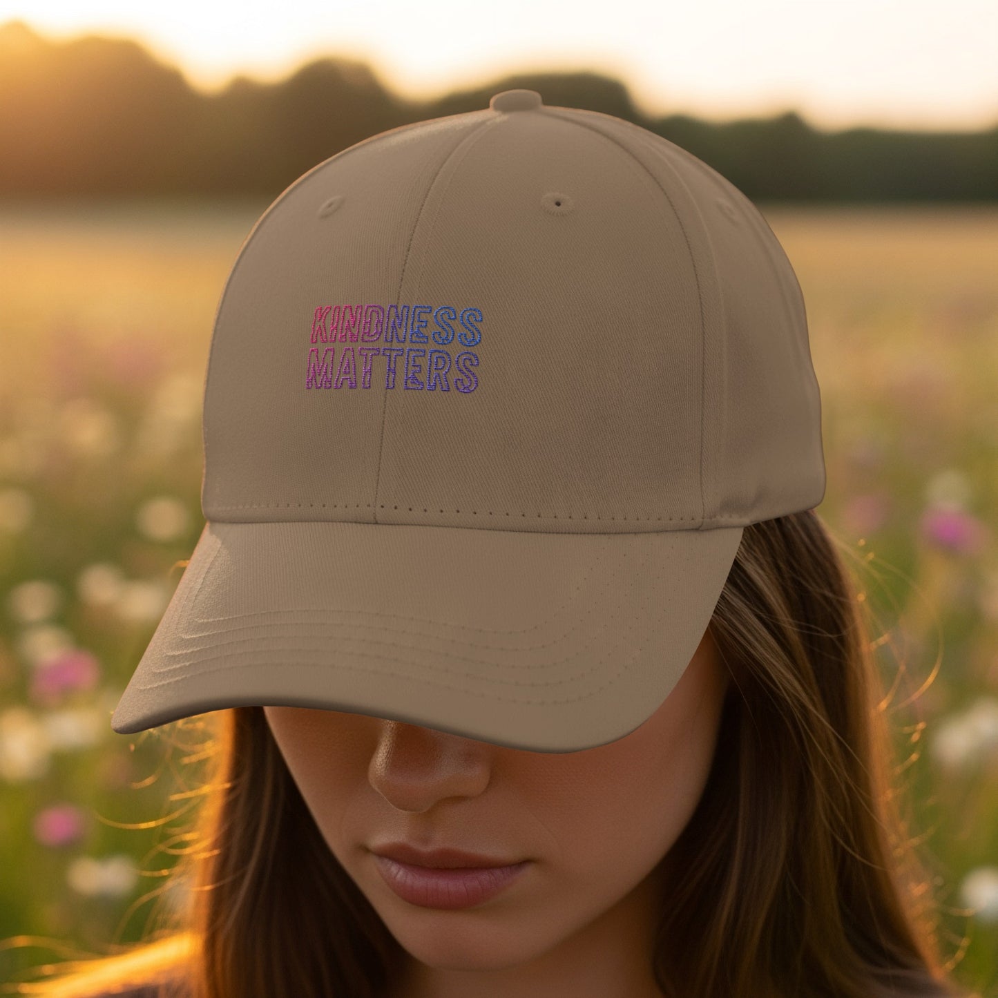 Stylish Kindness Matters Embroidered Cap product