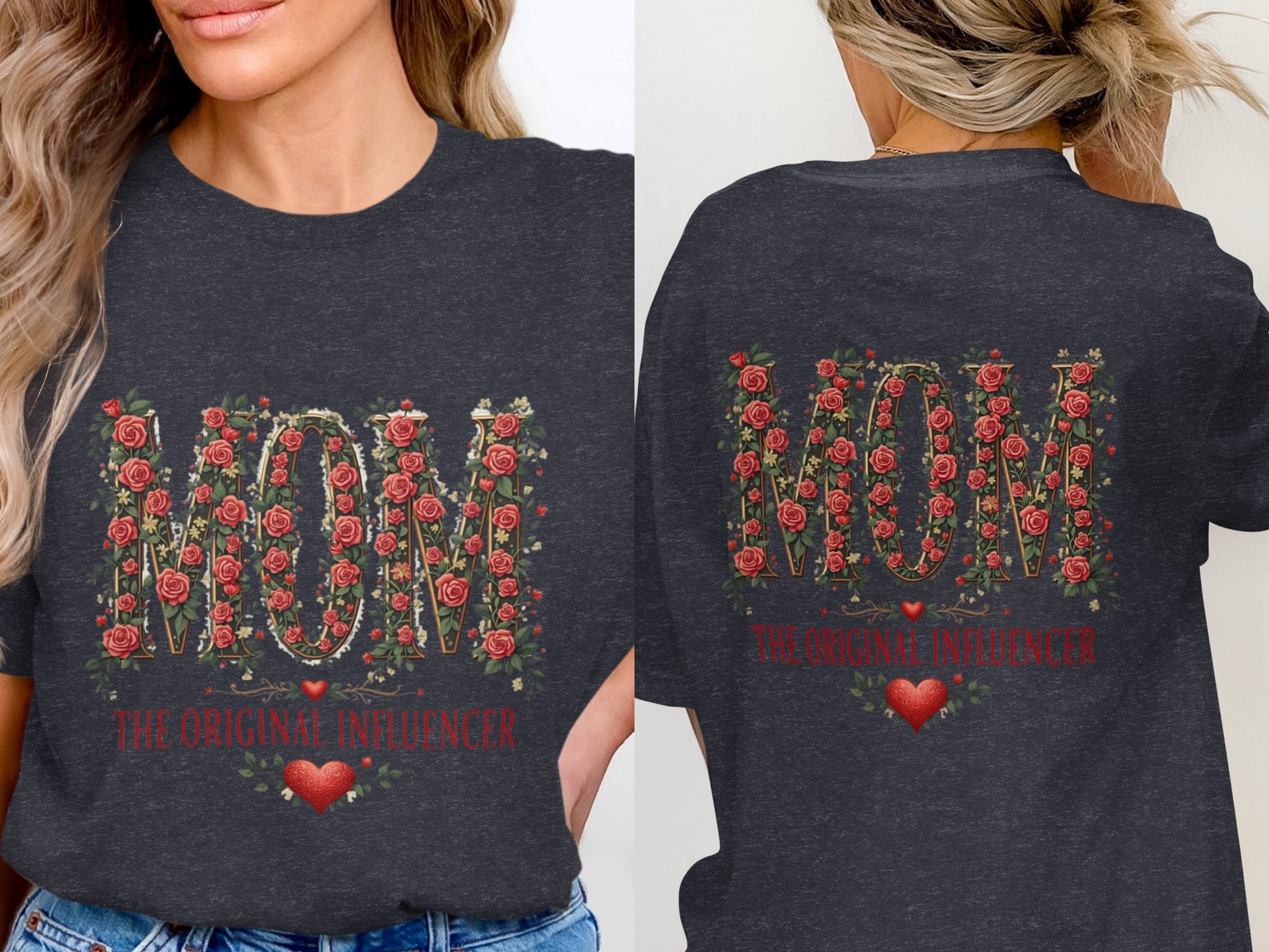 Original Influencer Mom Floral Graphic T-shirt product