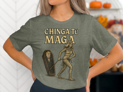 Chinga Tu Maga Halloween Costume Party T-shirt product type
