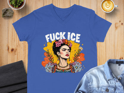 Bold Frida Kahlo Graphic Tee Statement Shirt