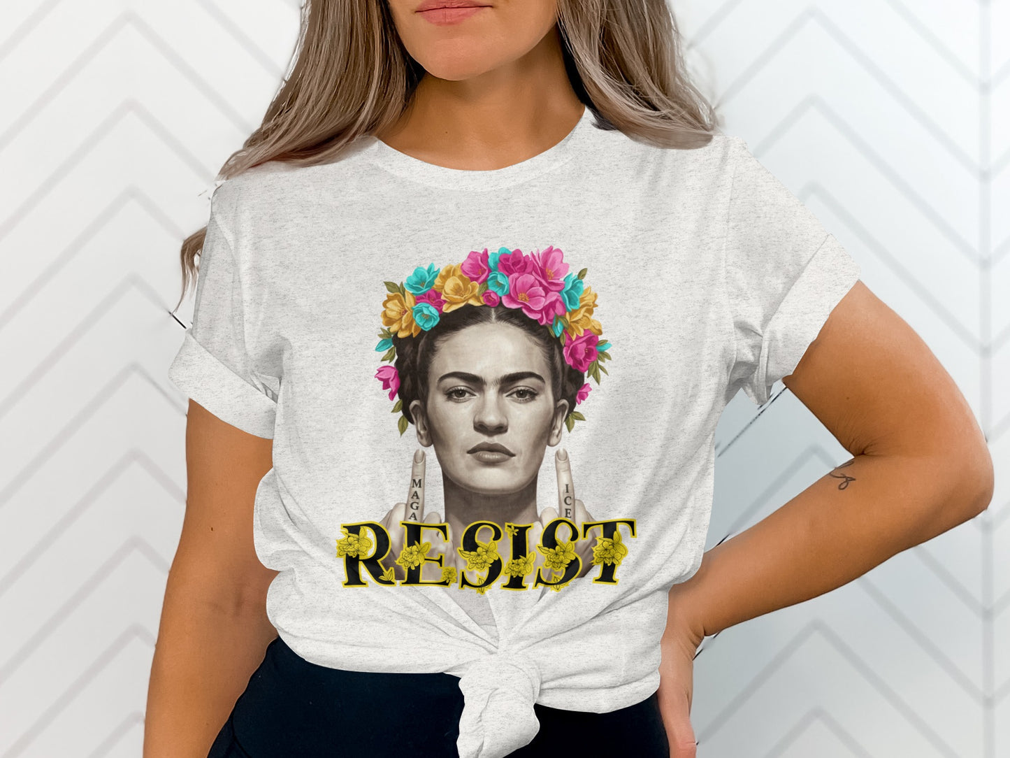 Frida Inspired Resist Statement Graphic Tee