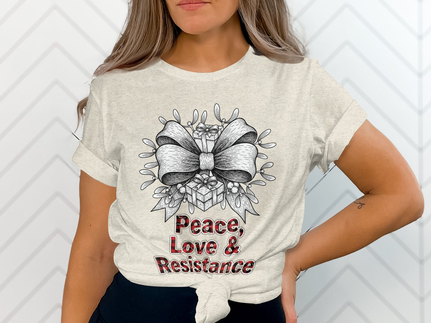 Peace Love & Resistance Graphic Tee