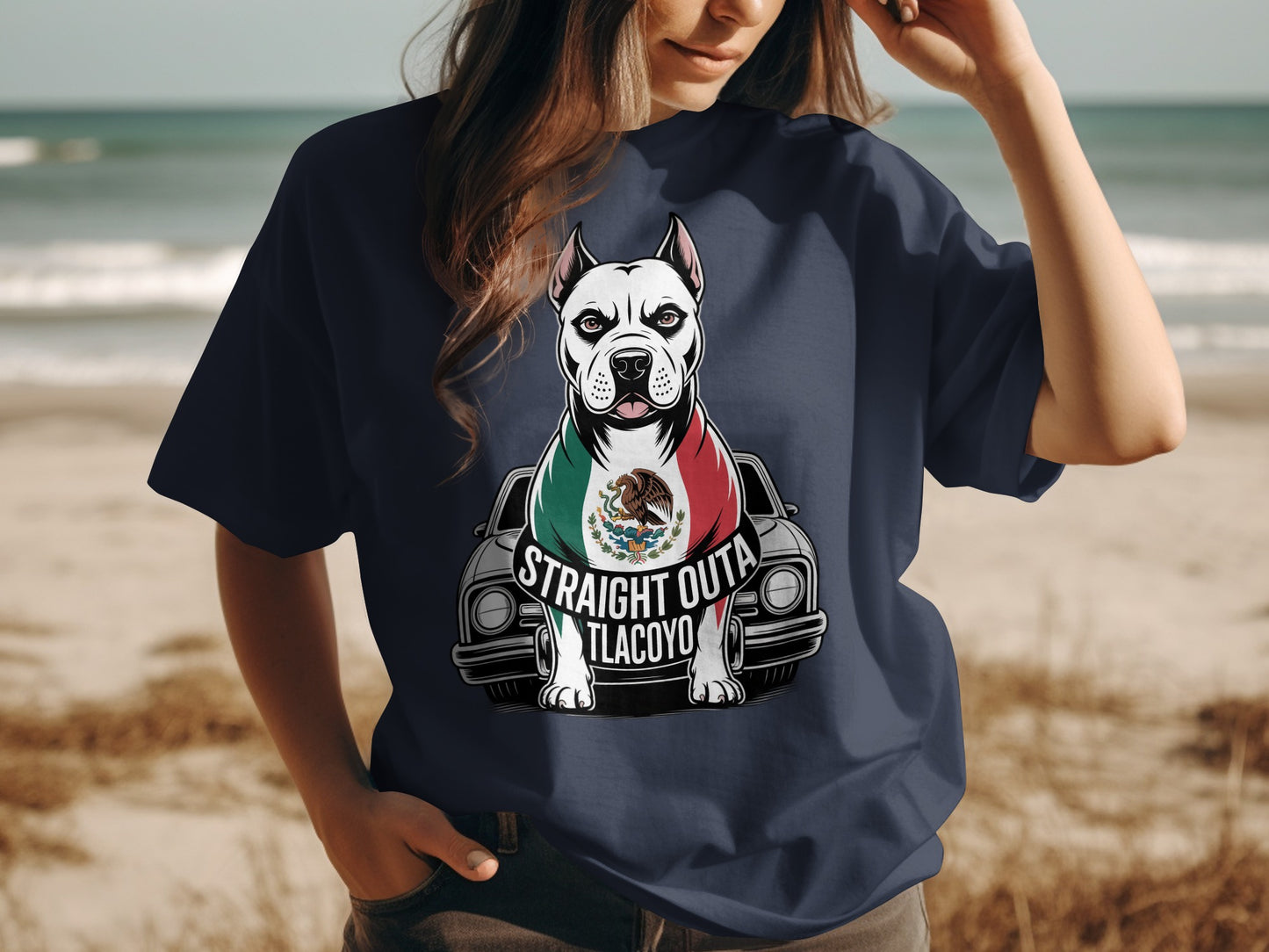 Straight Outta Tlacoyo Graphic Dog T-Shirt product