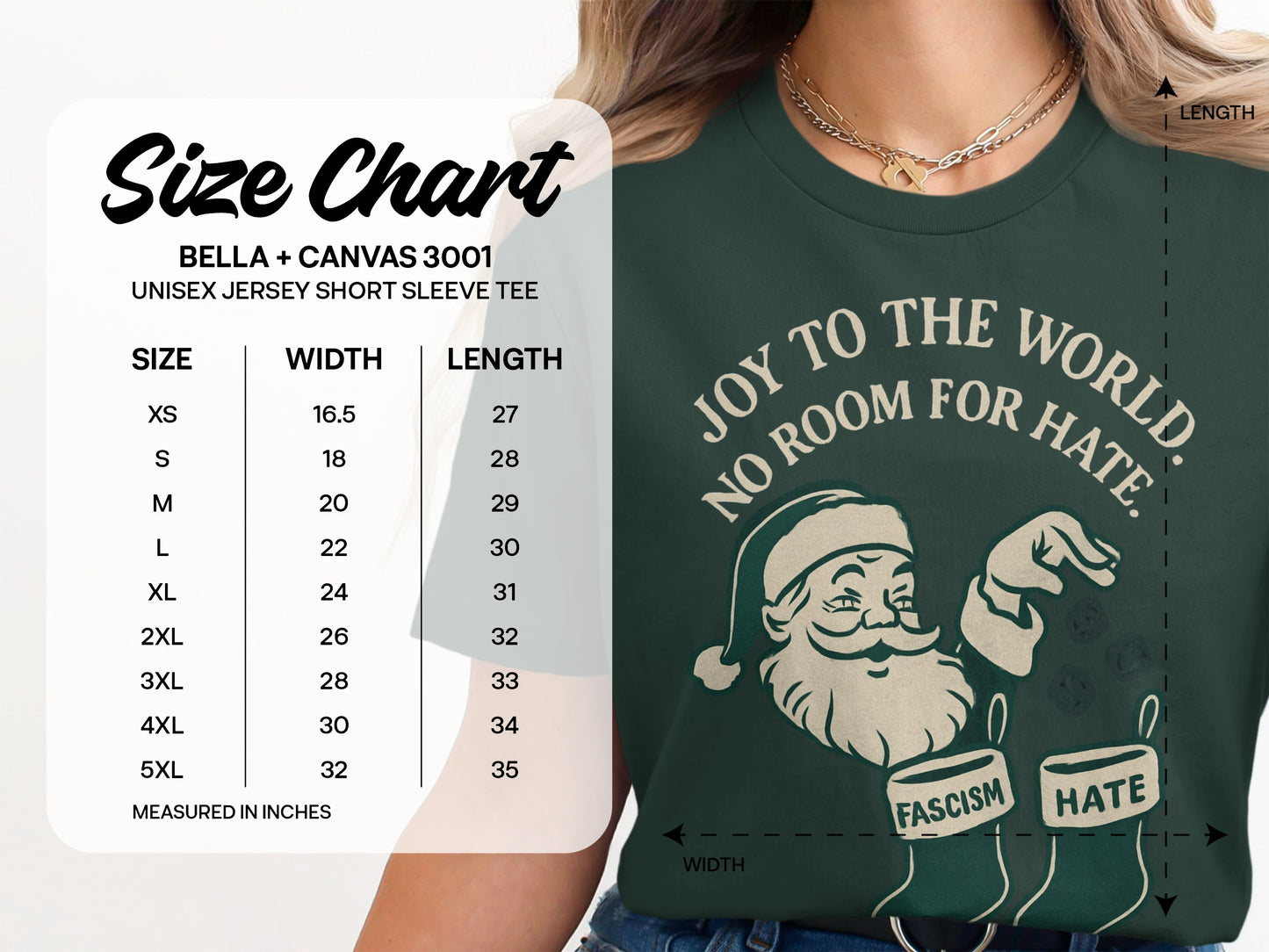 Joy to the World No Room for Hate Short Sleeve Tee