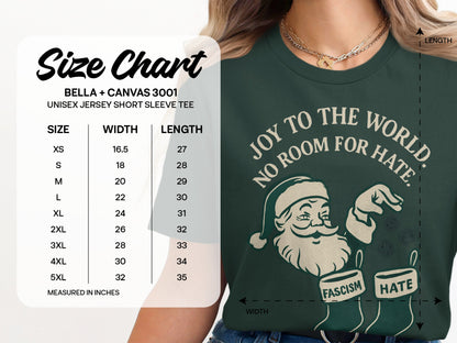 Joy to the World No Room for Hate Short Sleeve Tee