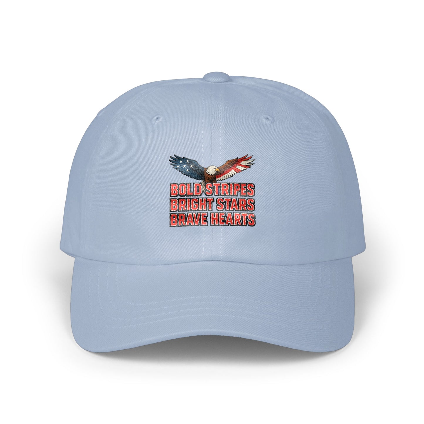Bold Stripes Bright Stars Brave Hearts cap product