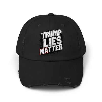 Trump Lies Matter Distressed Black Hat product type