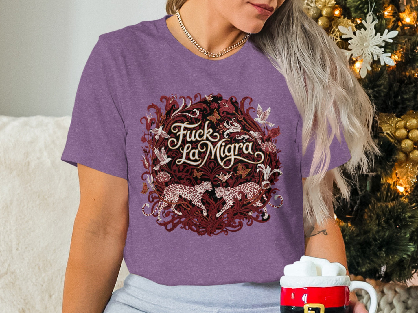 Fuck La Migra graphic t-shirt