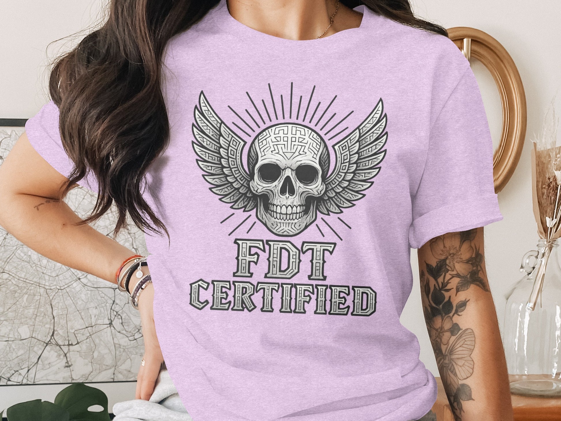 Skull with Wings Graphic FDT Certified T-shirt
