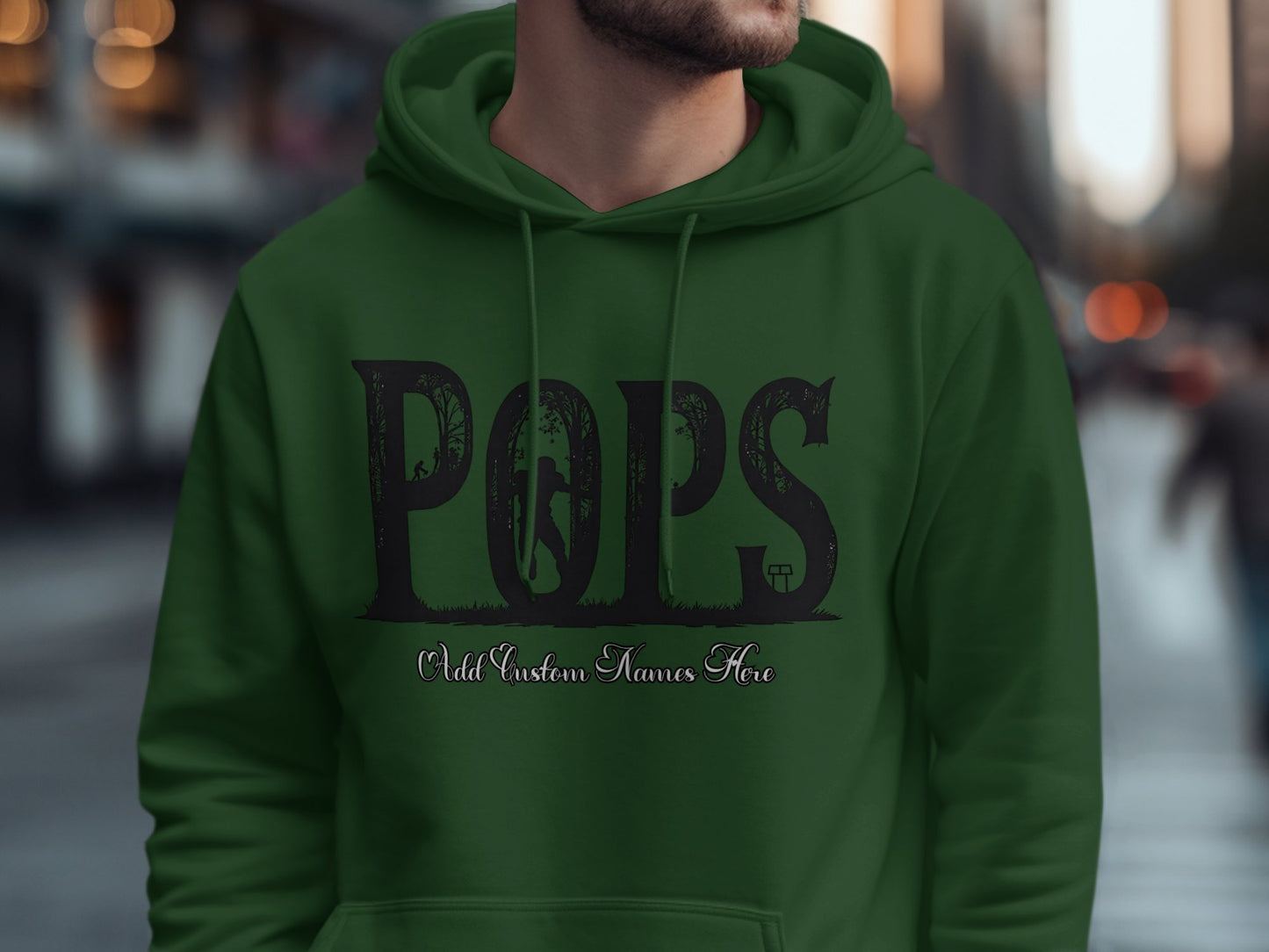 Personalized POPS Hoodie Add Custom Names Here product