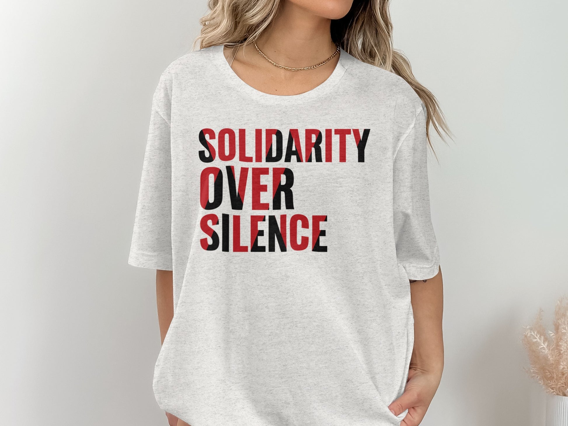 Solidarity Over Silence Statement Shirt