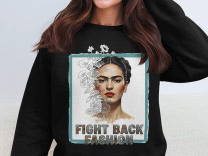 Fight Back Fashion Artful Statement Sweatshirt