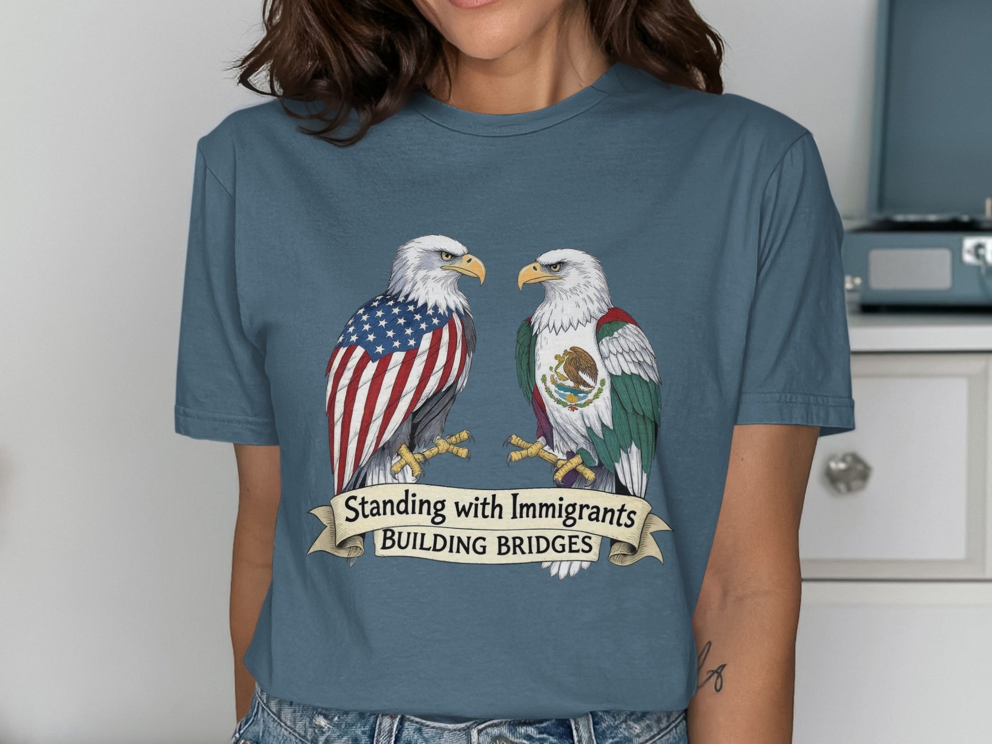 Standing with Immigrants Building Bridges shirt