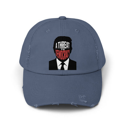 A Threat To Democracy Statement Graphic Hat product