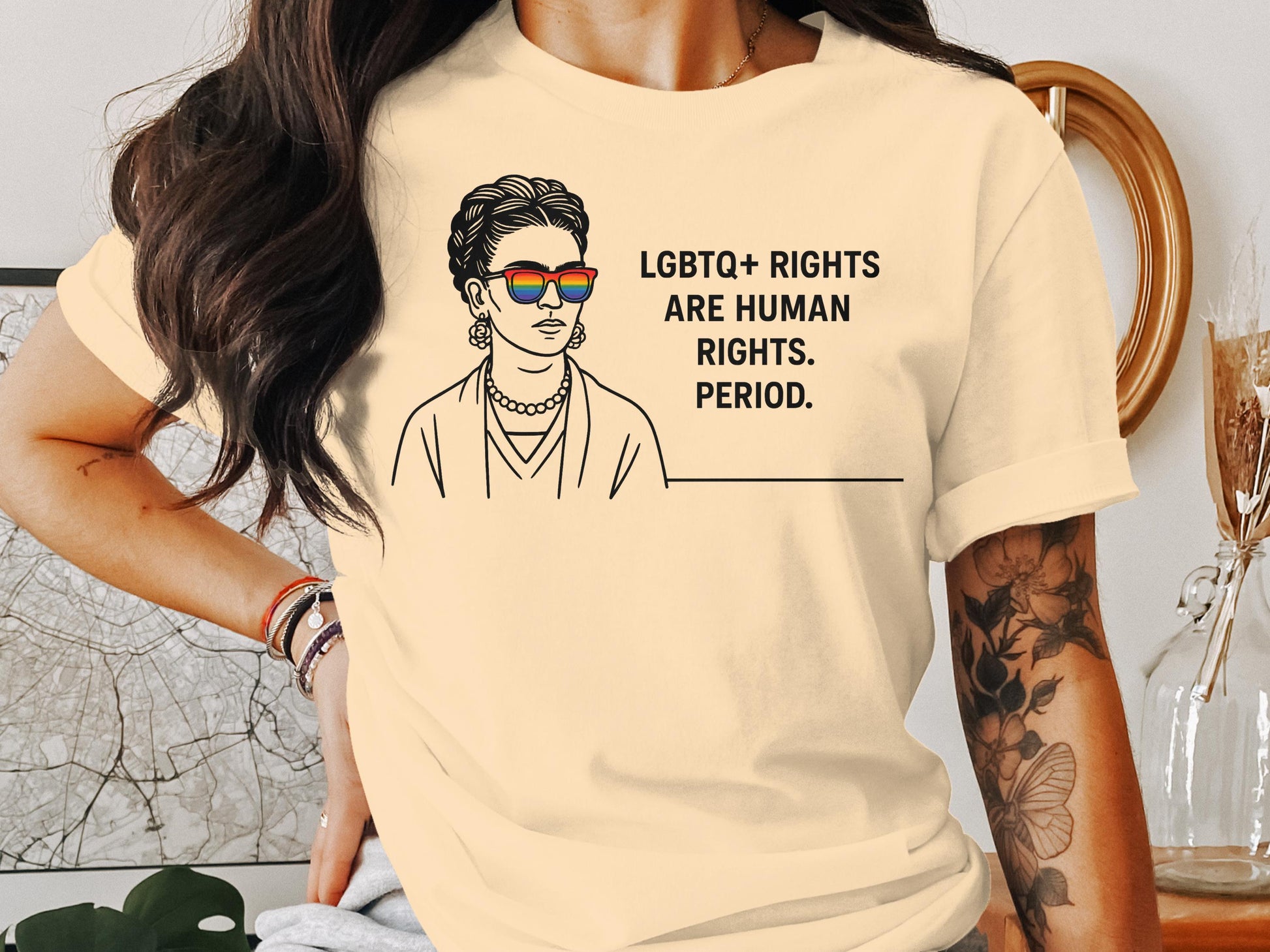 LGBTQ+ Rights Statement Graphic Tee product
