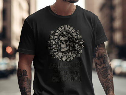 Abolish Ice Embrace Humanity Graphic T-Shirt