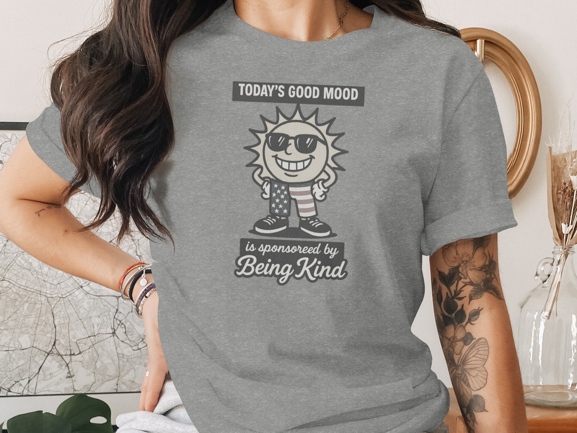 Today's Good Mood Is Sponsored By Being Kind T-shirt