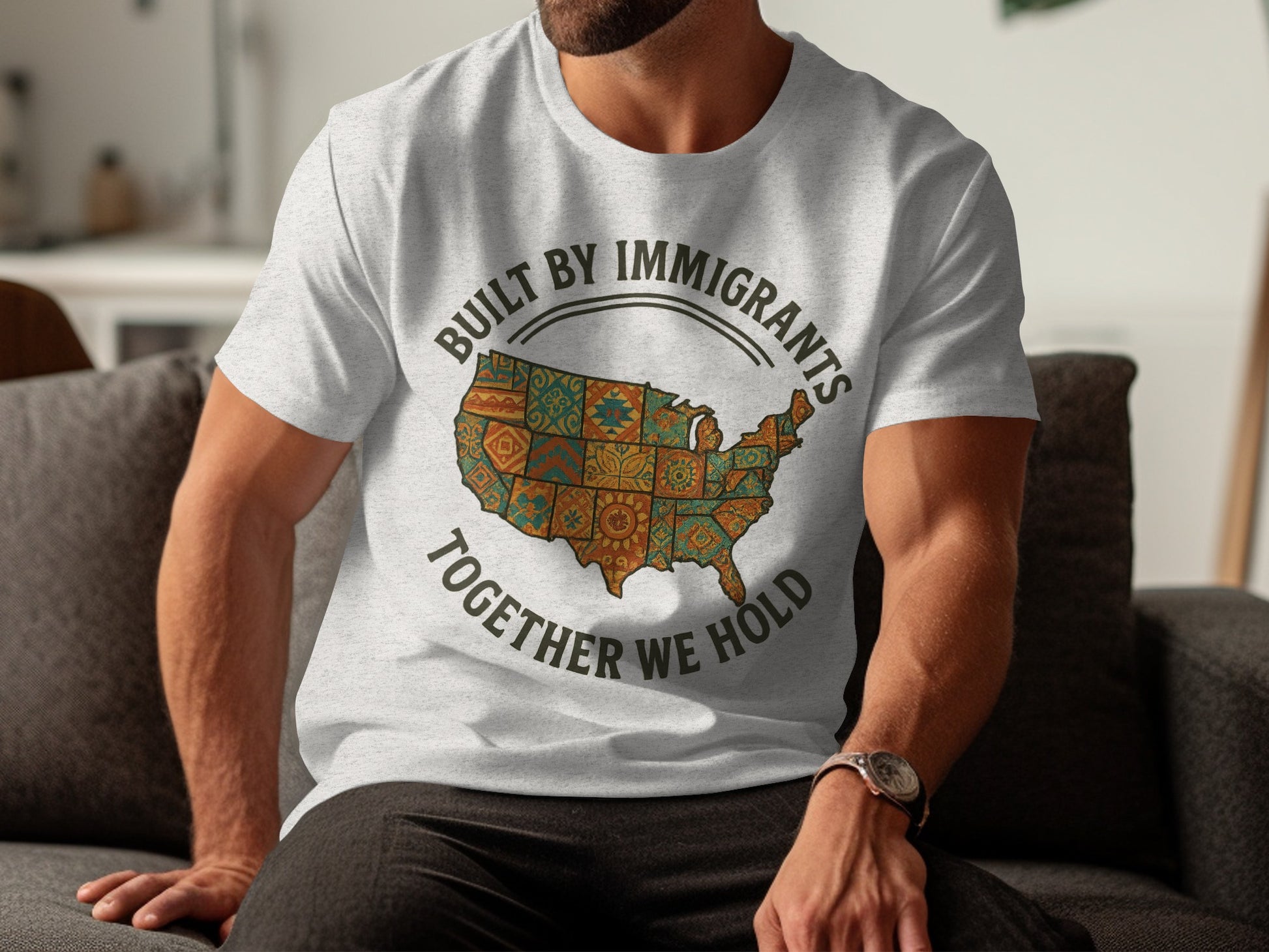 Built By Immigrants Together We Hold T-shirt product