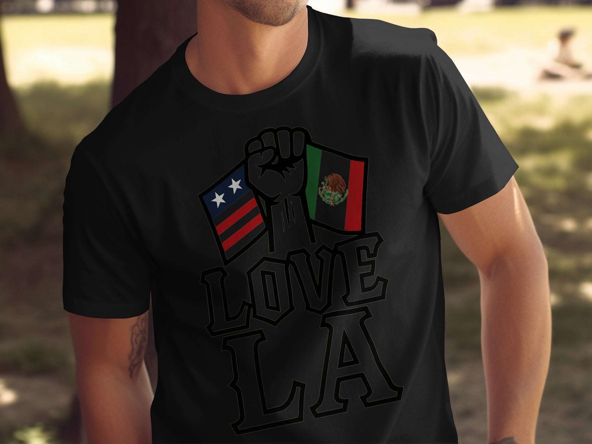 Love LA Graphic Print T-Shirt Fashionable Clothing product type