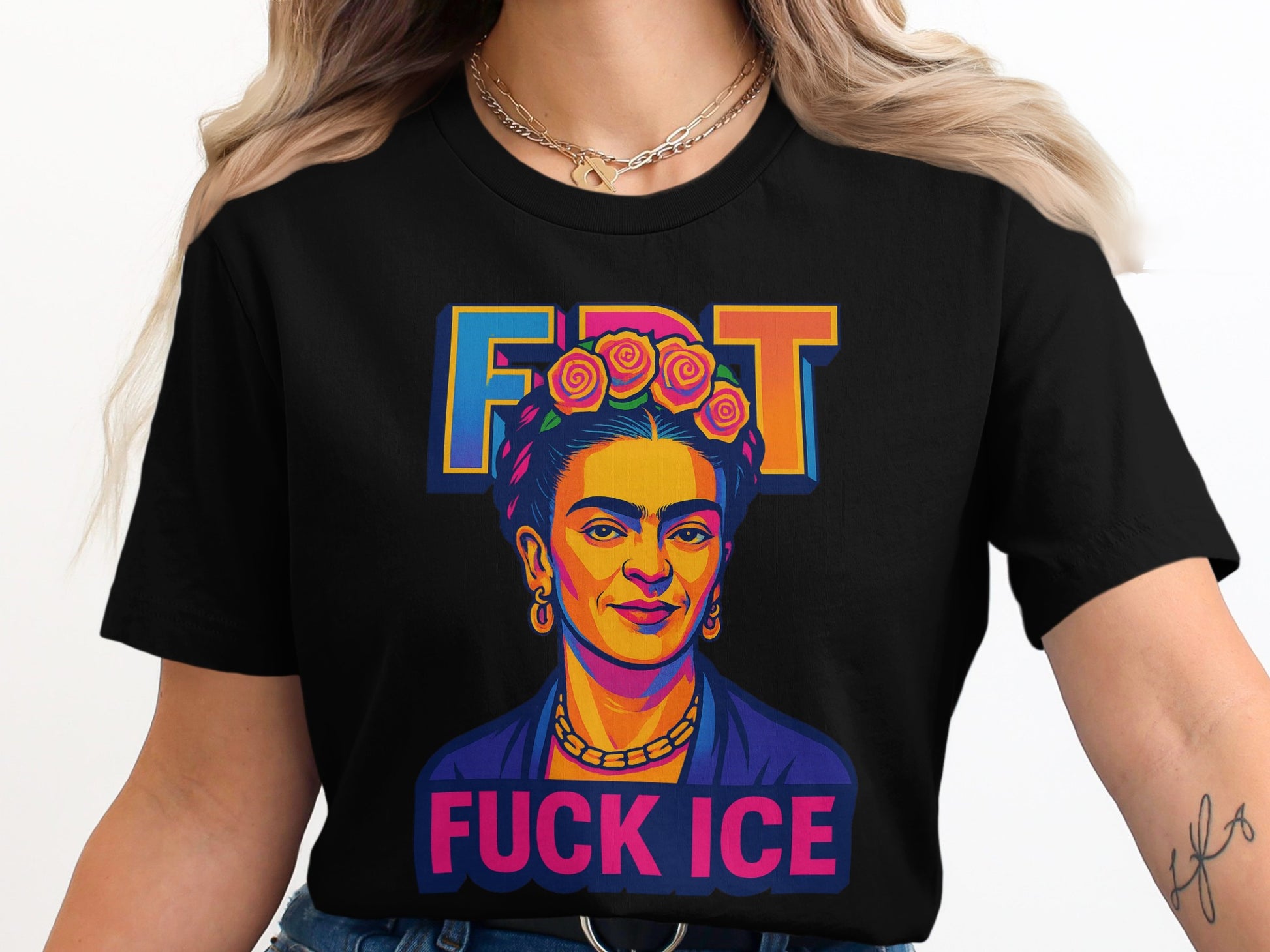 FDT Colorful Frida T Shirt Bold Graphic Tee product