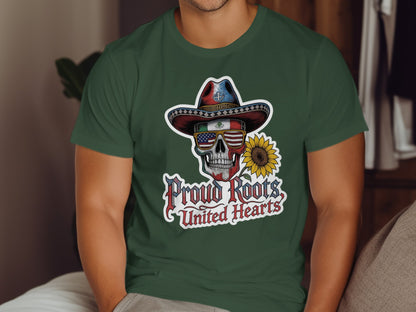 Proud Roots United Hearts Skull Graphic T-Shirt product