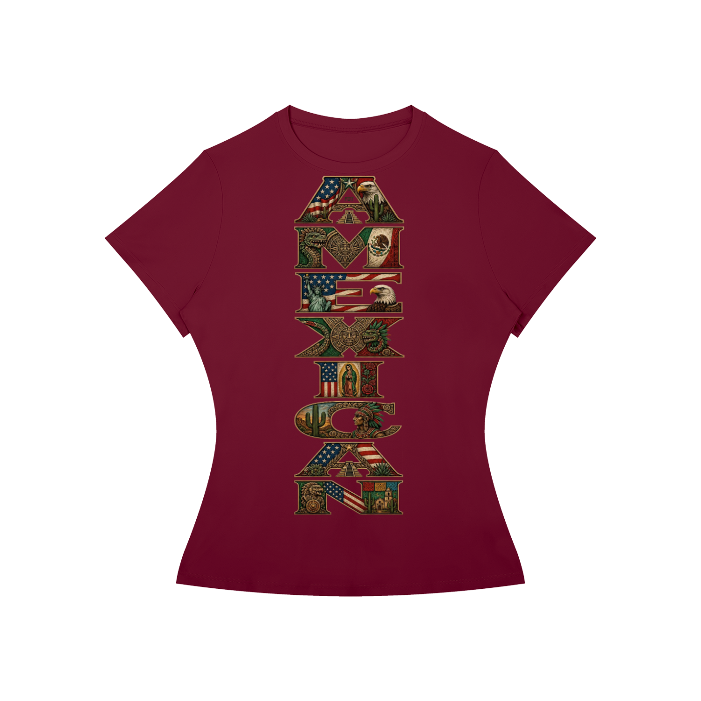 AMEXICAN Pride FDT Subtle Women’s Slim Fit Performance T-Shirt