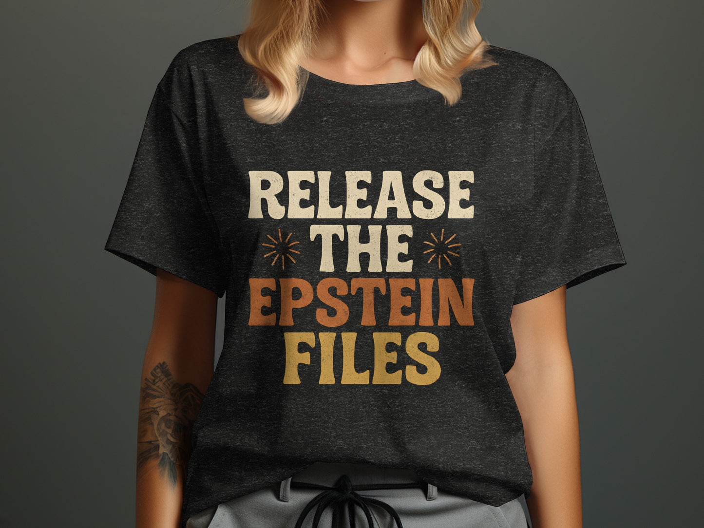 Release The Epstein Files Graphic Tee product type