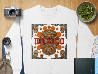 Stylish Mexico Themed Sweatshirt Ideal for Travel