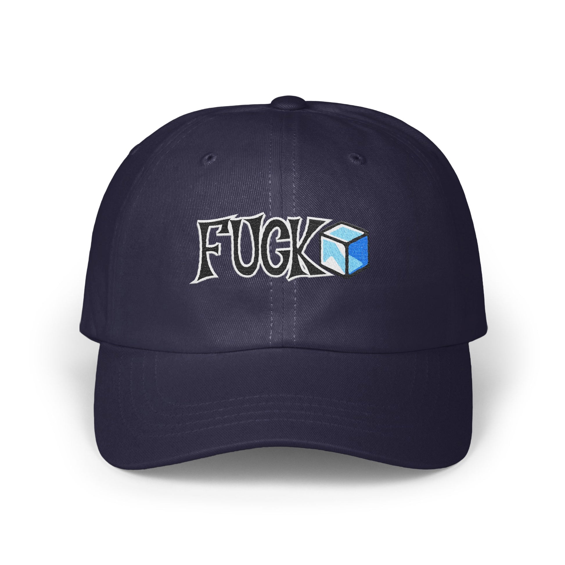 Bold Statement Blue Accented Lettering Hat product