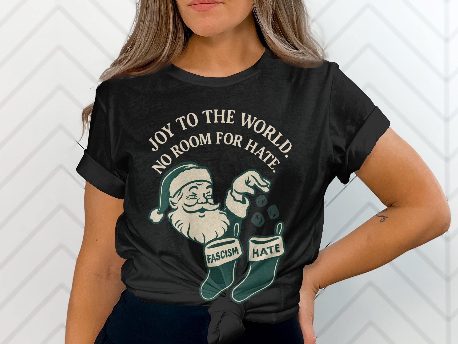 Joy to the World No Room for Hate Tee