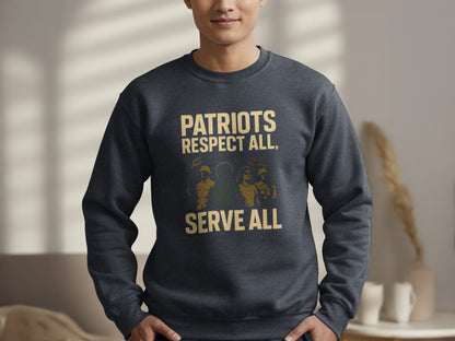 Patriots Respect All Serve All sweatshirt product