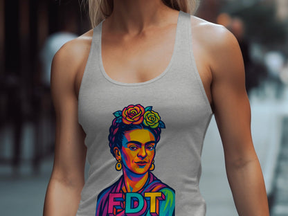 Colorful Frida Portrait FDT Graphic Tank Top product