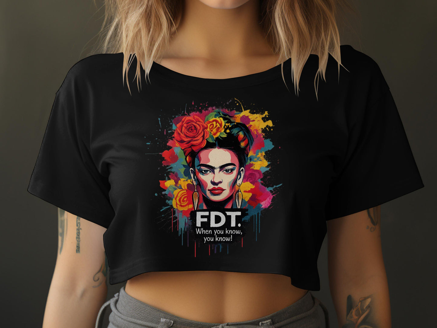 FDT When You Know You Know Crop Top product type