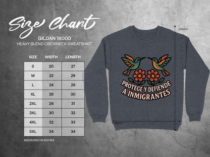 Protege Y Defiende A Inmigrantes Sweatshirt product type