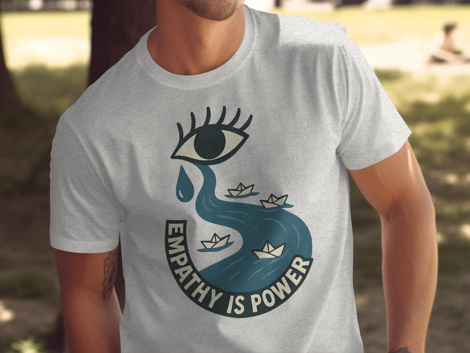 Empathy Is Power Eye And Boats Graphic Shirt product
