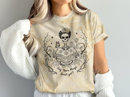 Hey There Maga Great Yet Skeleton Graphic T-shirt