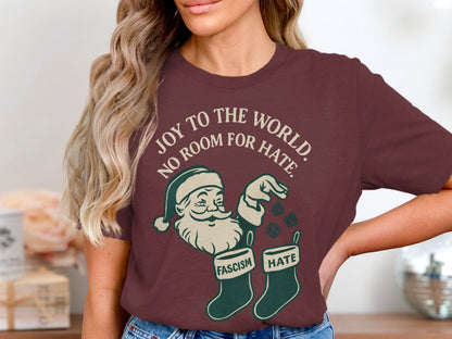 Joy to the World No Room for Hate Graphic Tee