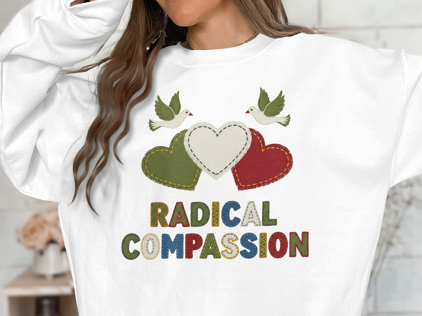 Radical Compassion Graphic Sweatshirt Product