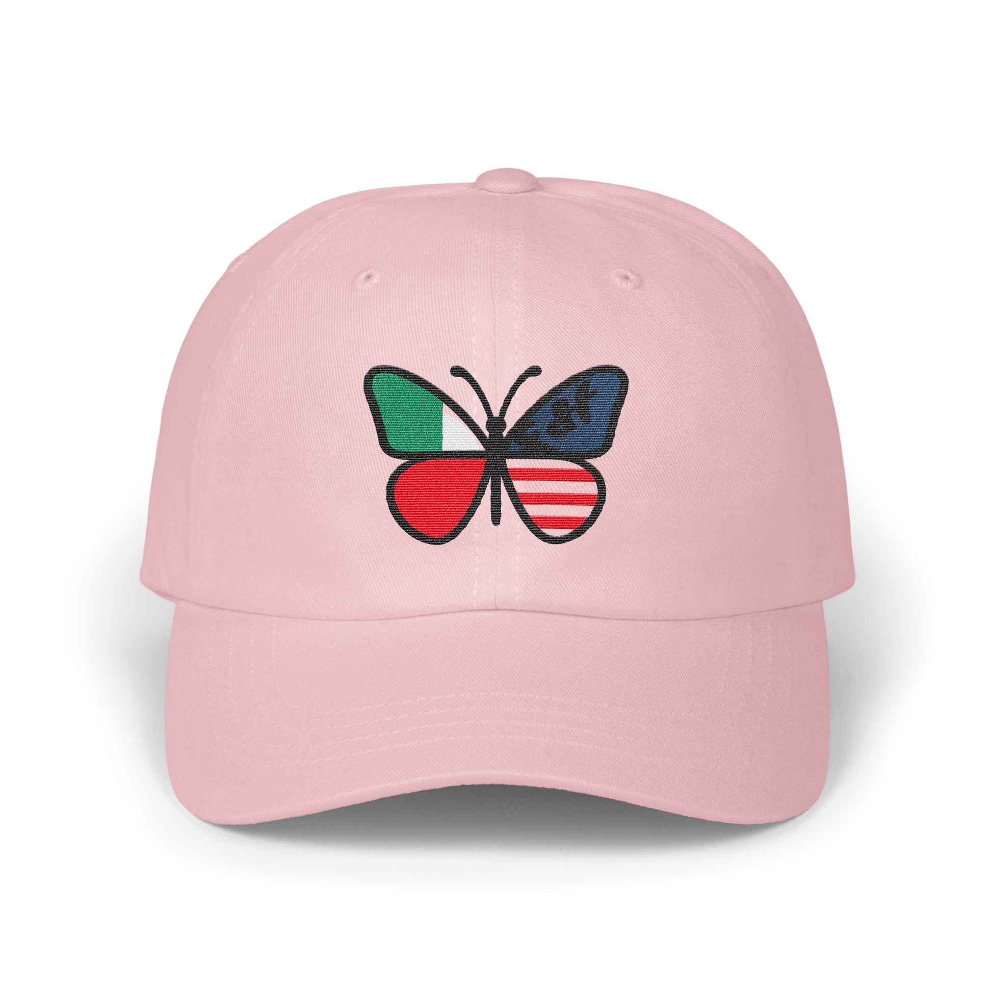 Butterfly Design Embroidered Unisex Baseball Cap product type