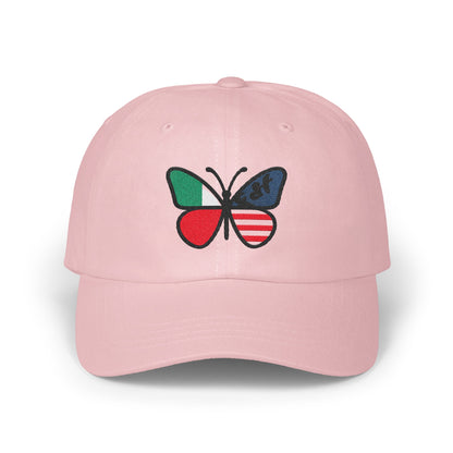 Butterfly Design Embroidered Unisex Baseball Cap product type