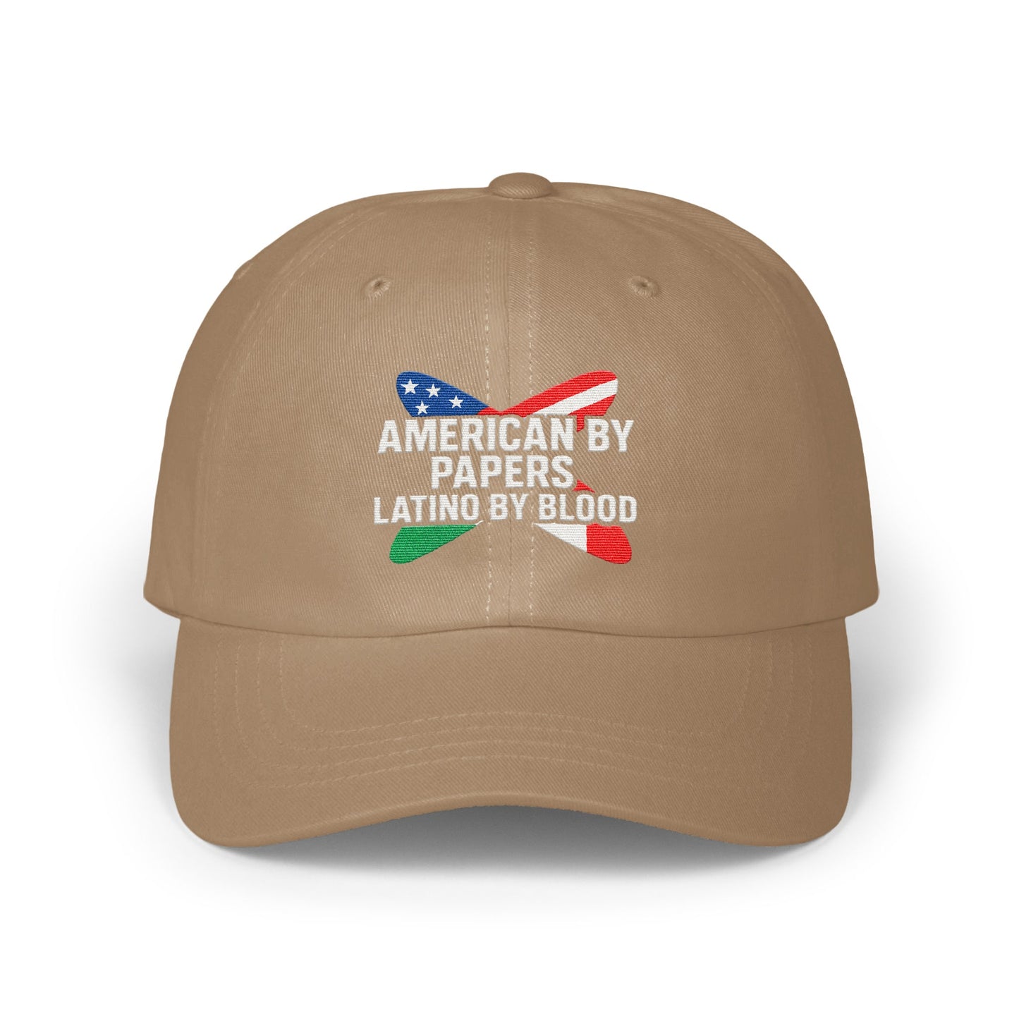 American By Papers Latino By Blood Hat Product