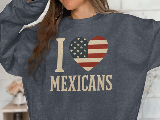 I Heart Mexicans Graphic Top Long Sleeve product