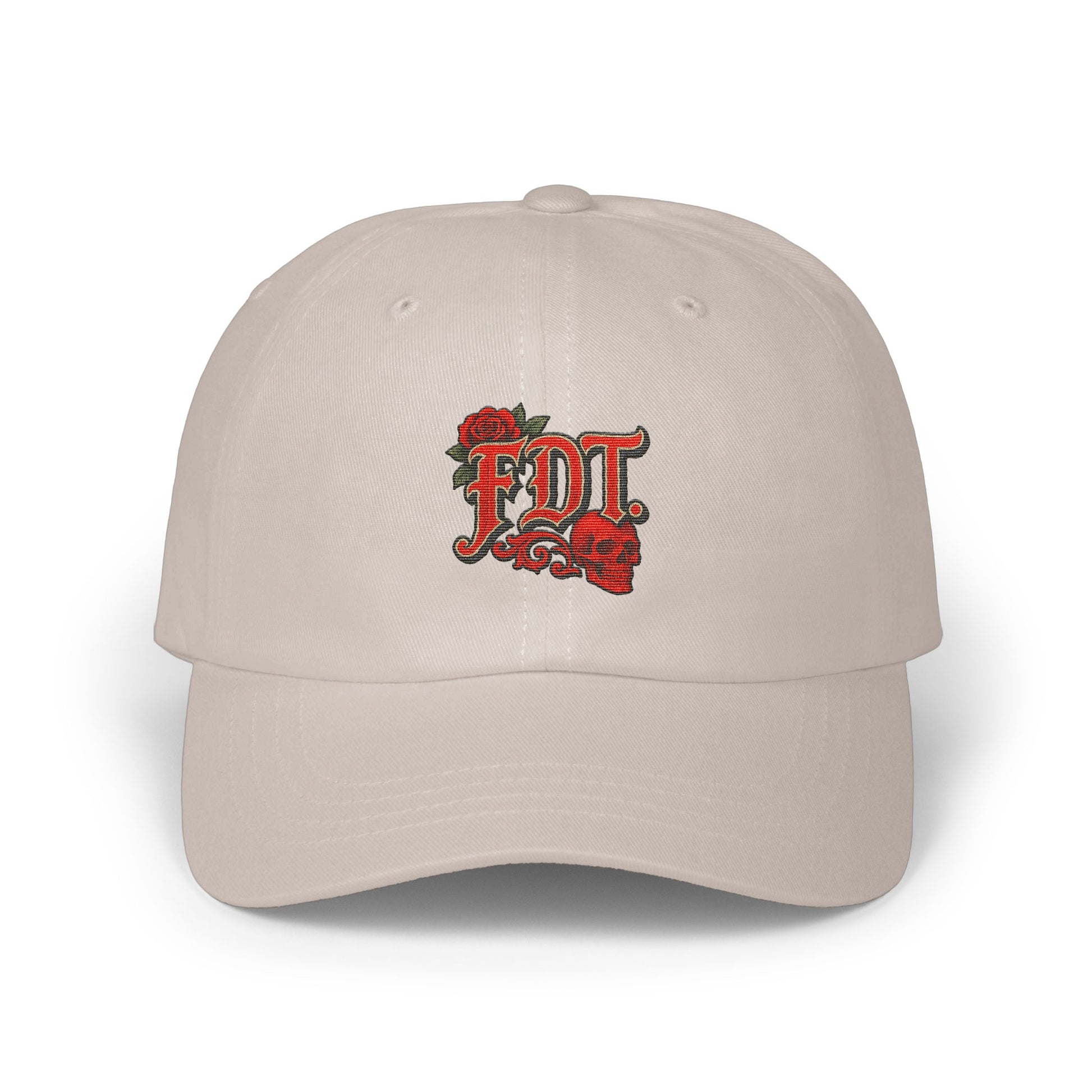Embroidered FDI Cap with Floral Design Hat product type