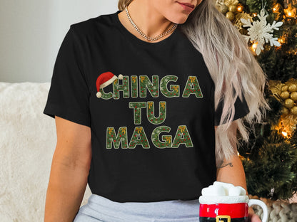 Festive Chinga Tu Maga Holiday T-Shirt