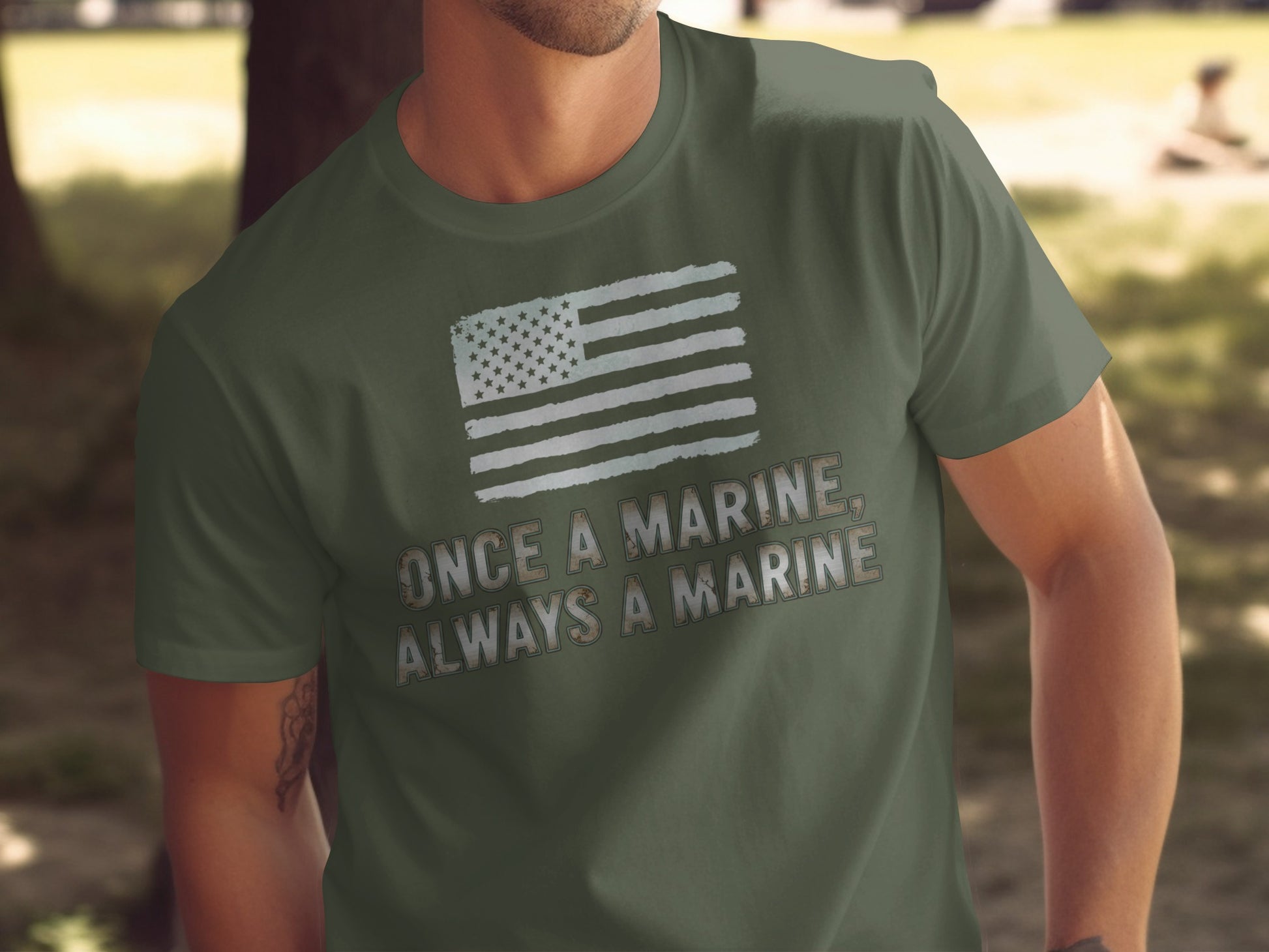 Once a Marine Always a Marine Graphic Tee
