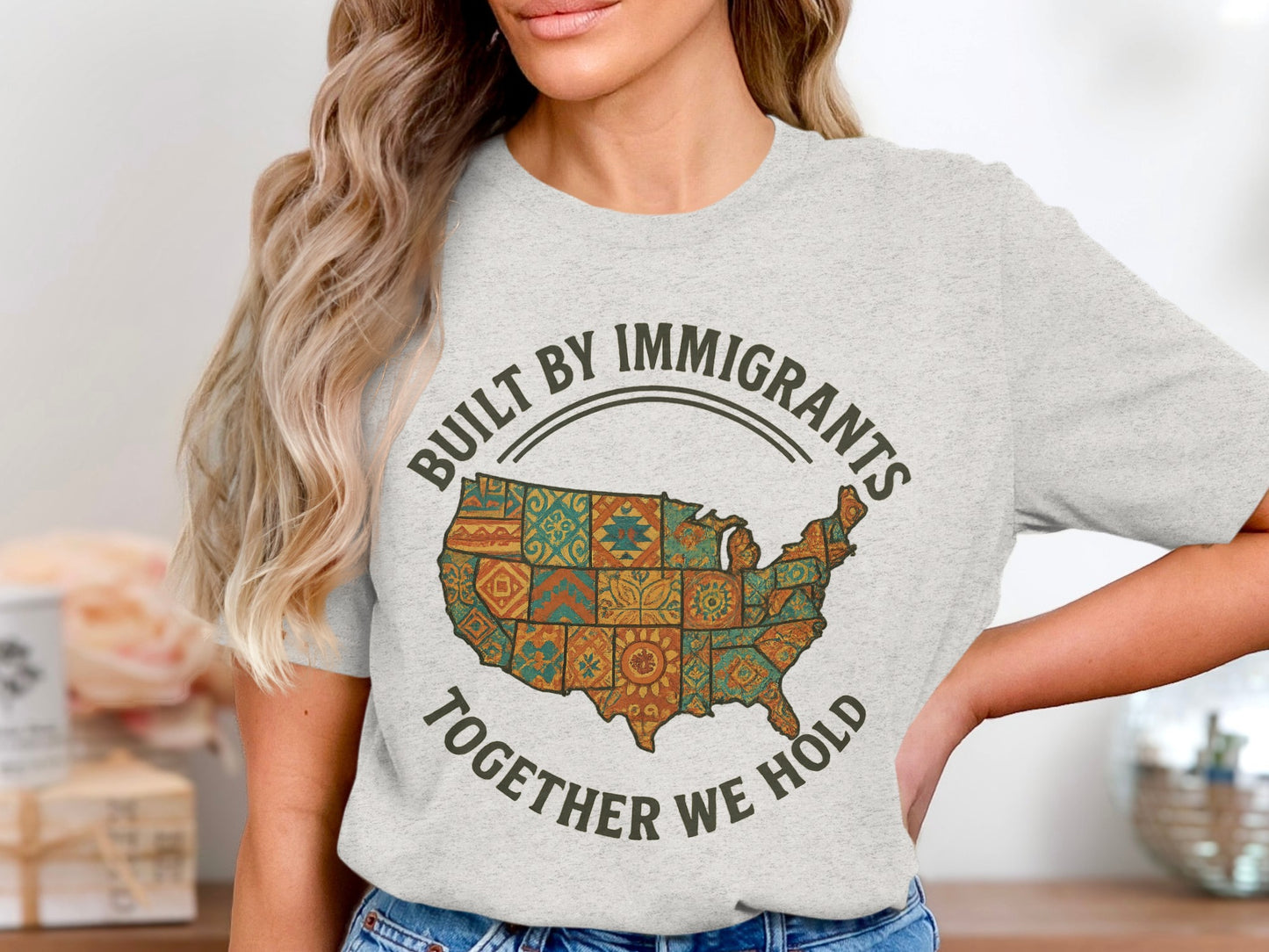 Built By Immigrants Together We Hold T-Shirt product