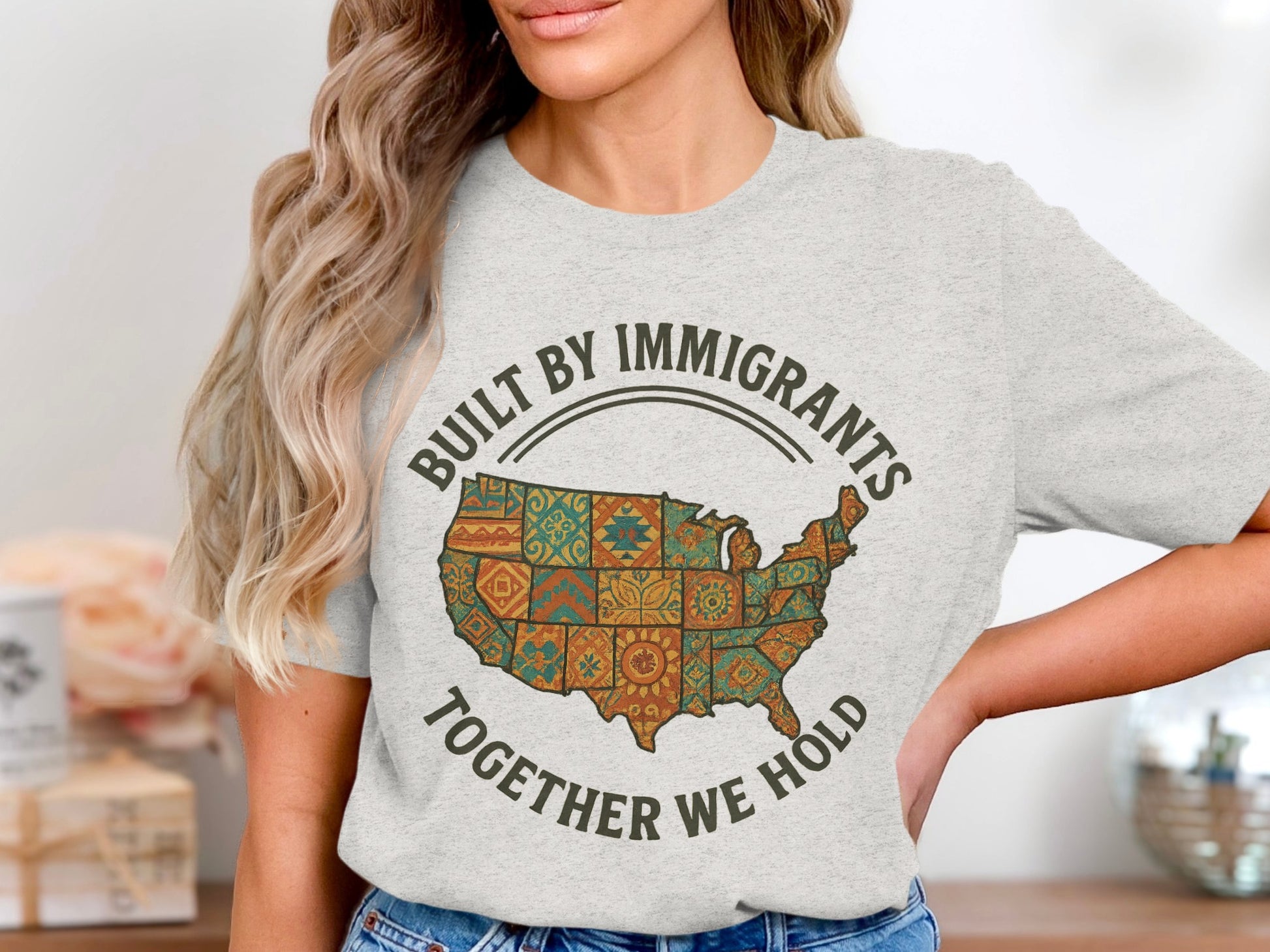 Built By Immigrants Together We Hold T-Shirt product