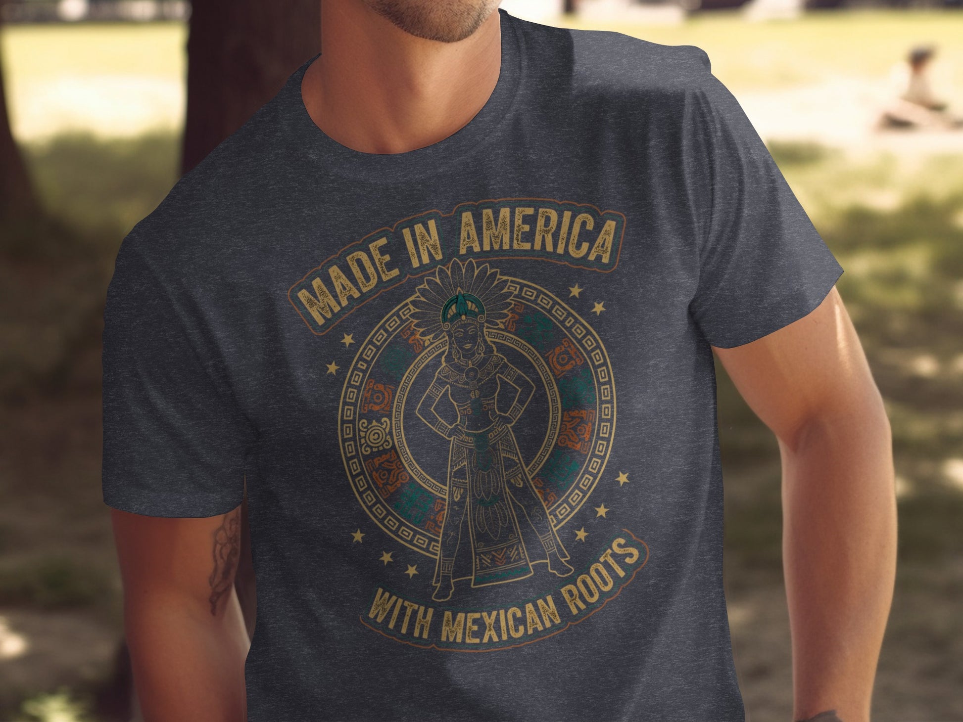 Made in America With Mexican Roots Graphic T-shirt product type